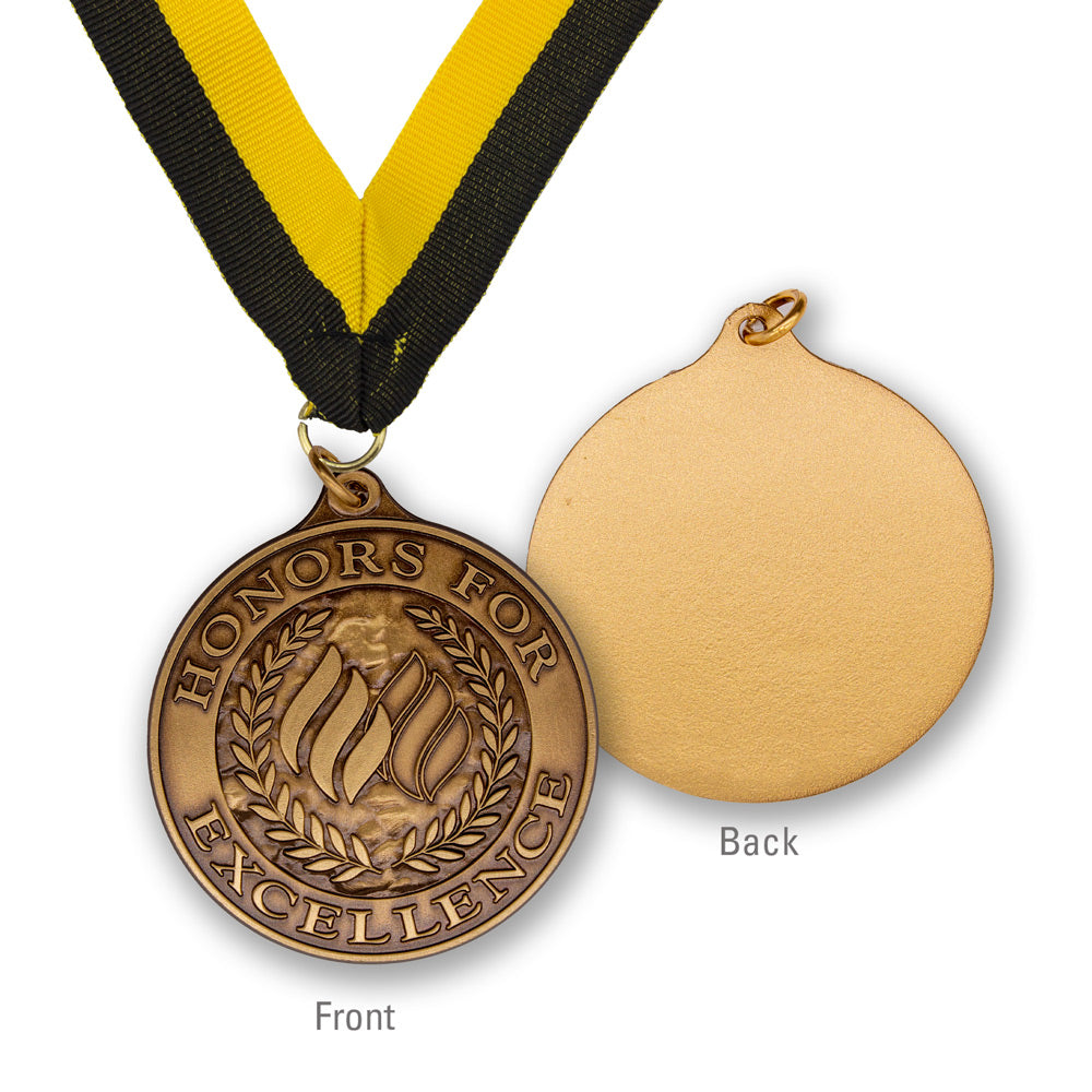 High-quality Brass Honors Excellence Medallion
