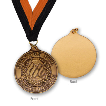 High-quality Brass Honors Excellence Medallion