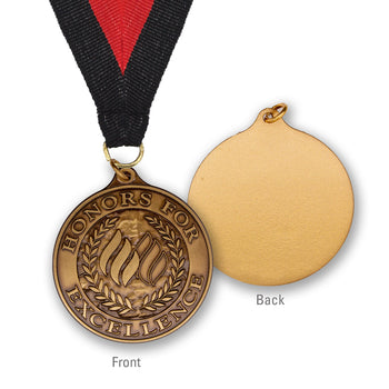 High-quality Brass Honors Excellence Medallion