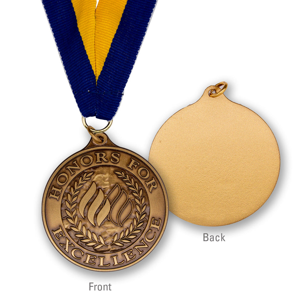 High-quality Brass Honors Excellence Medallion