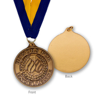 High-quality Brass Honors Excellence Medallion