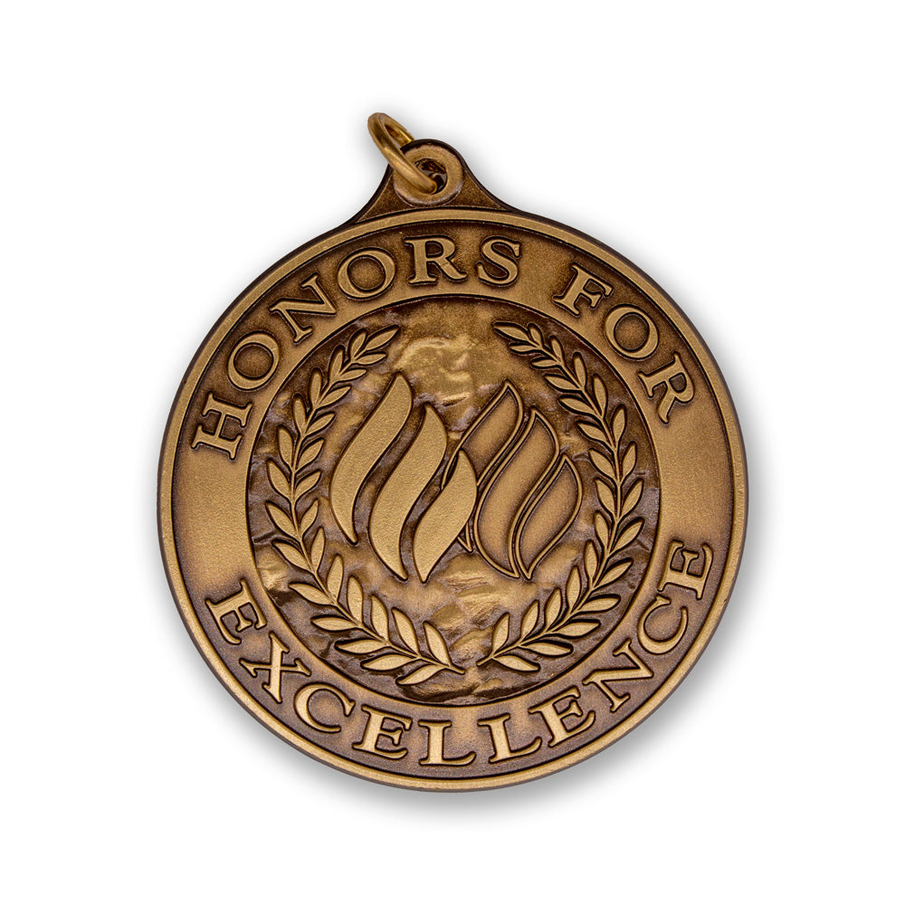 High-quality Brass Honors Excellence Medallion