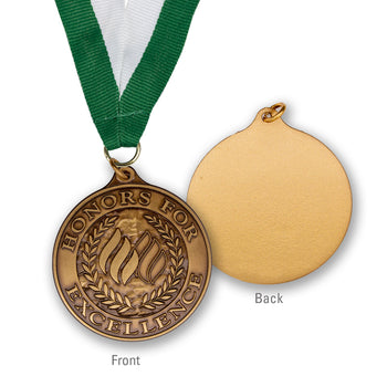 High-quality Brass Honors Excellence Medallion