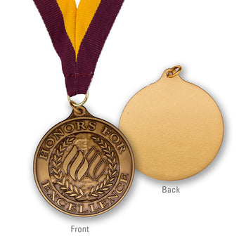 High-quality Brass Honors Excellence Medallion