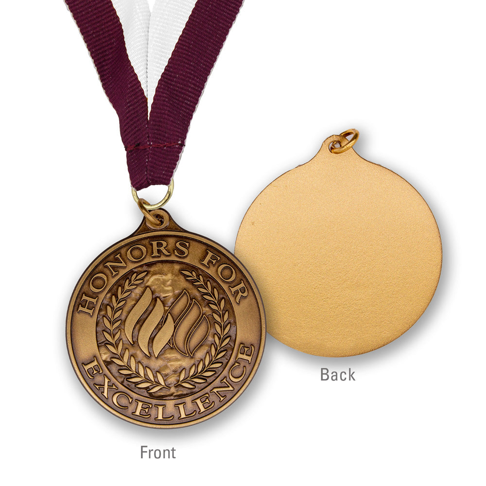 High-quality Brass Honors Excellence Medallion
