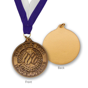 High-quality Brass Honors Excellence Medallion