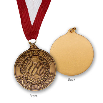High-quality Brass Honors Excellence Medallion