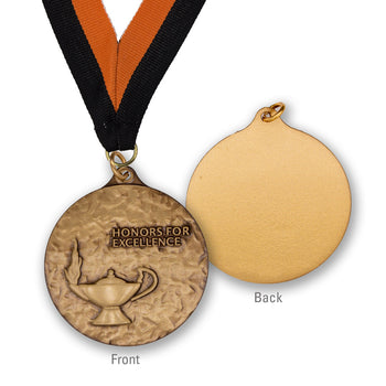 High-Quality Brass Honors For Excellence Lamp Medallion