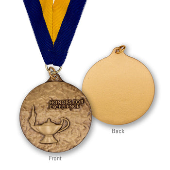 High-Quality Brass Honors For Excellence Lamp Medallion