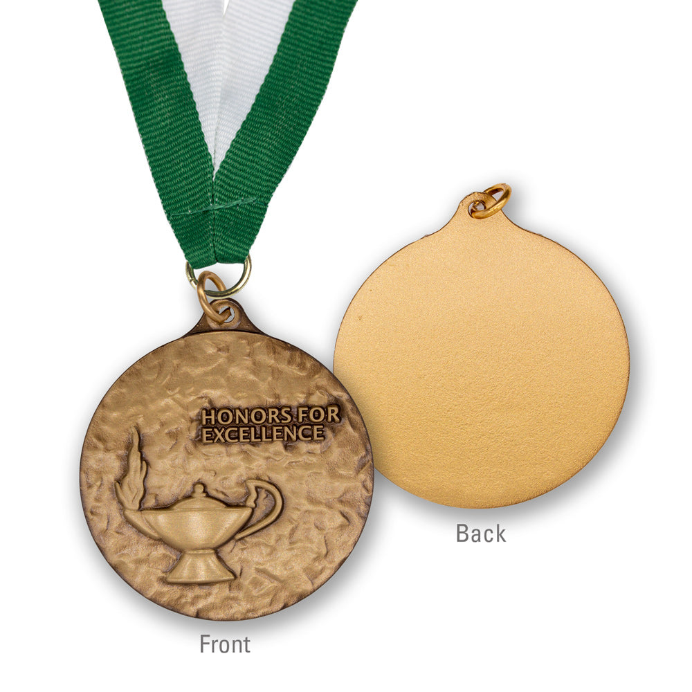 High-Quality Brass Honors For Excellence Lamp Medallion