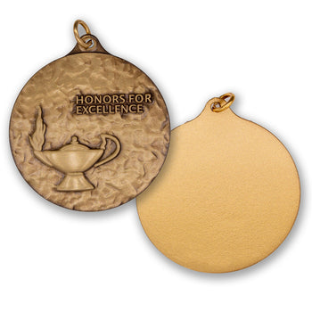 High-Quality Brass Honors For Excellence Lamp Medallion