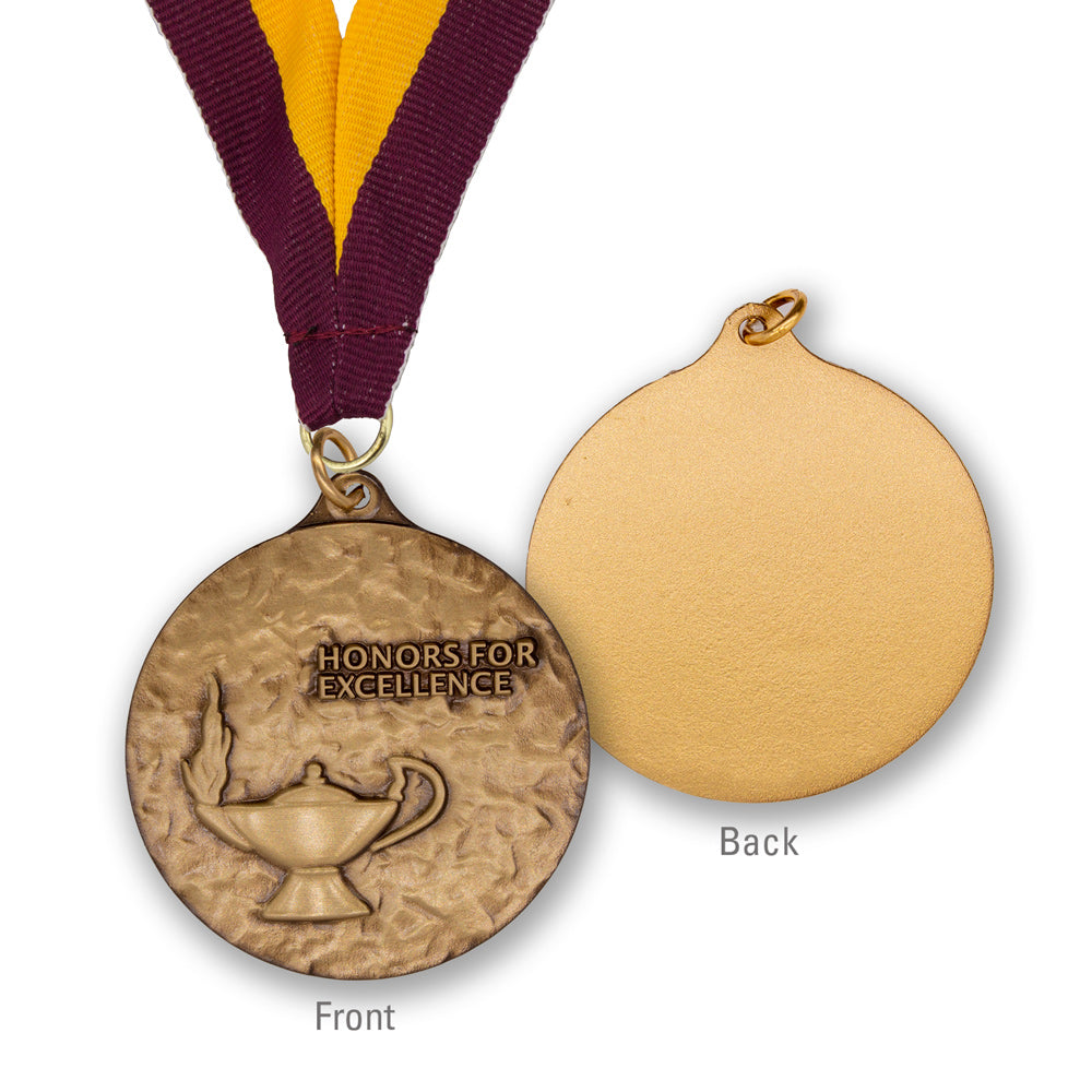 High-Quality Brass Honors For Excellence Lamp Medallion