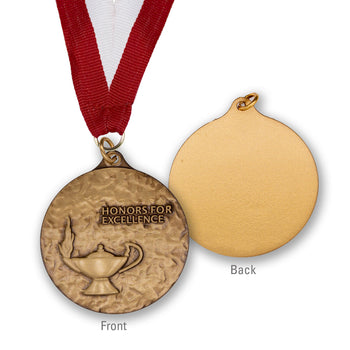 High-Quality Brass Honors For Excellence Lamp Medallion