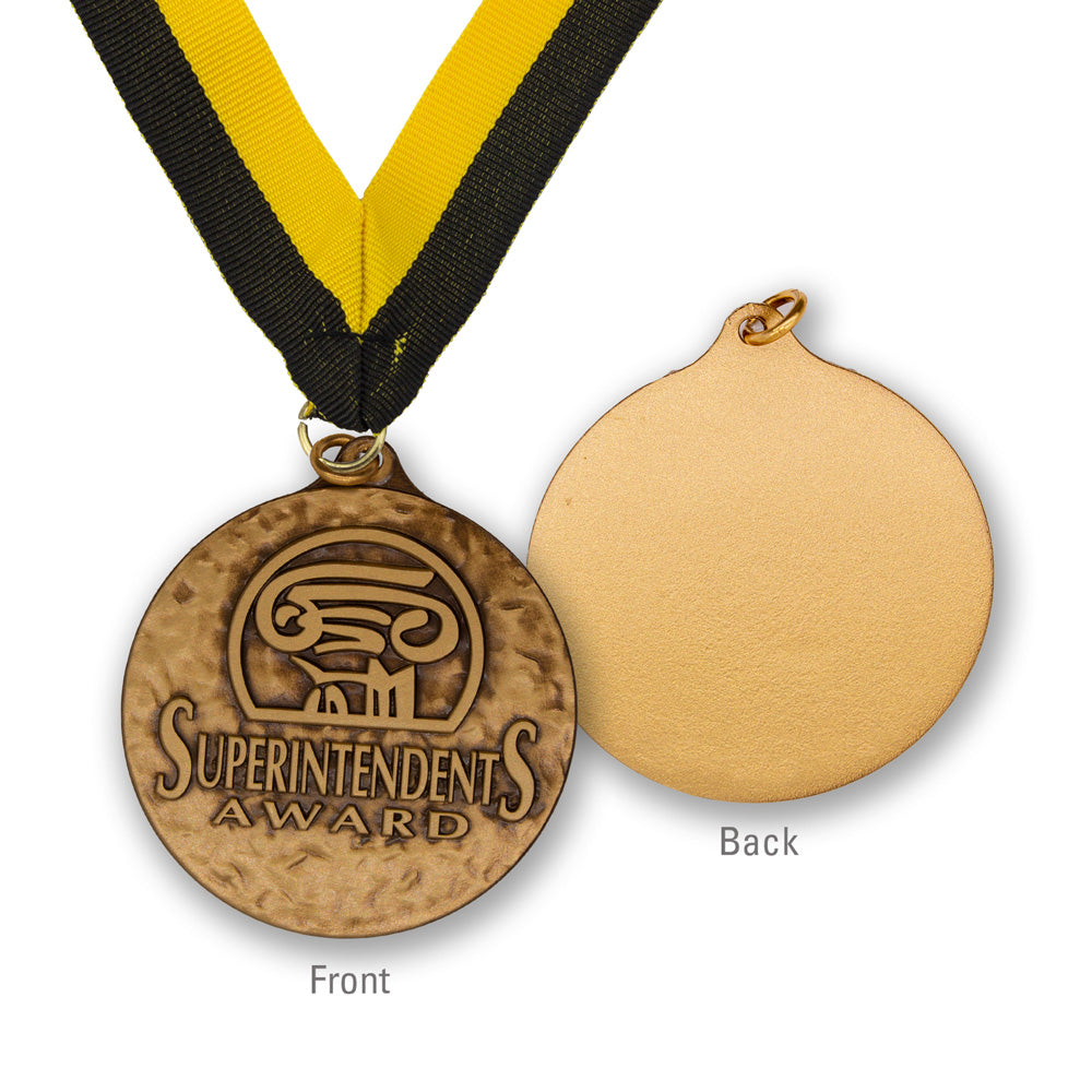 High-Quality Brass Superintendent's Medallion