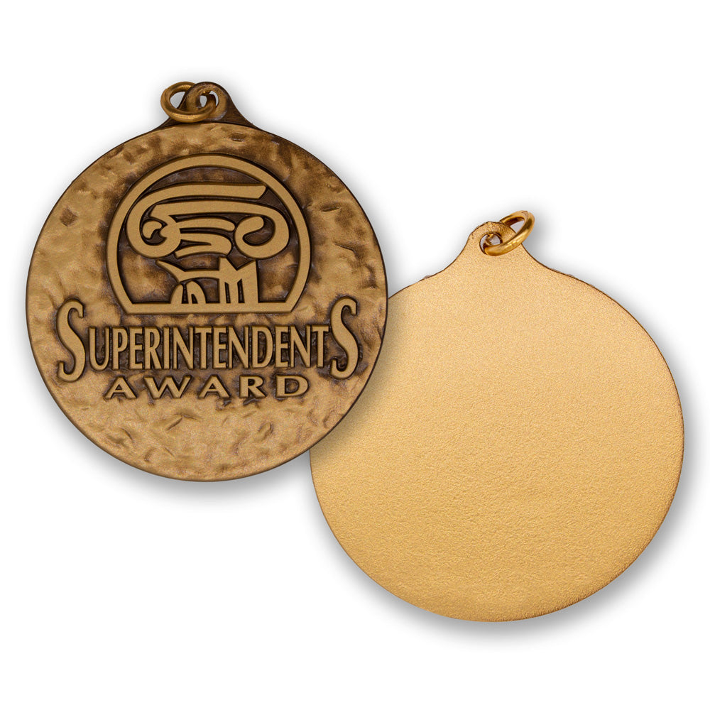 High-Quality Brass Superintendent's Medallion
