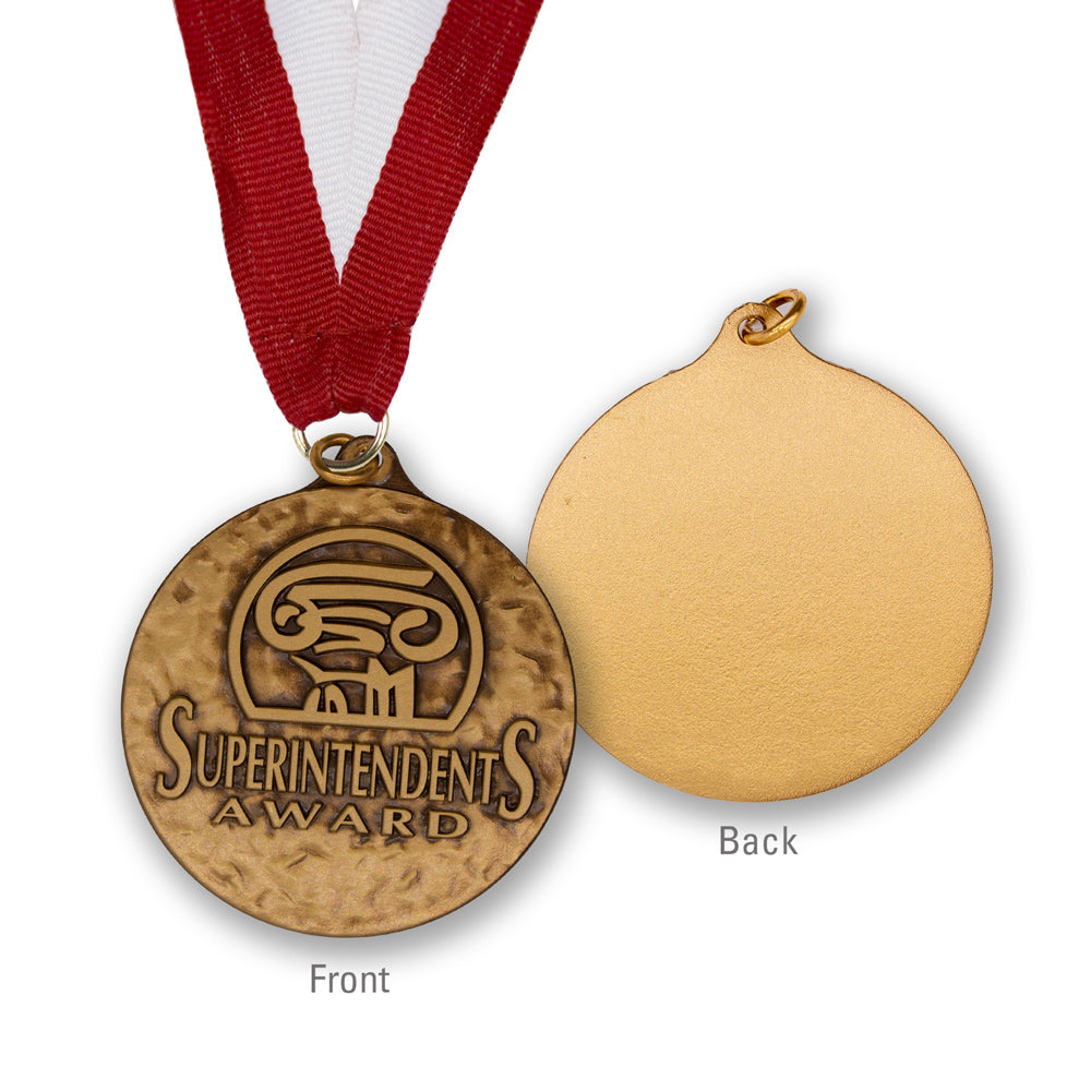High-Quality Brass Superintendent's Medallion