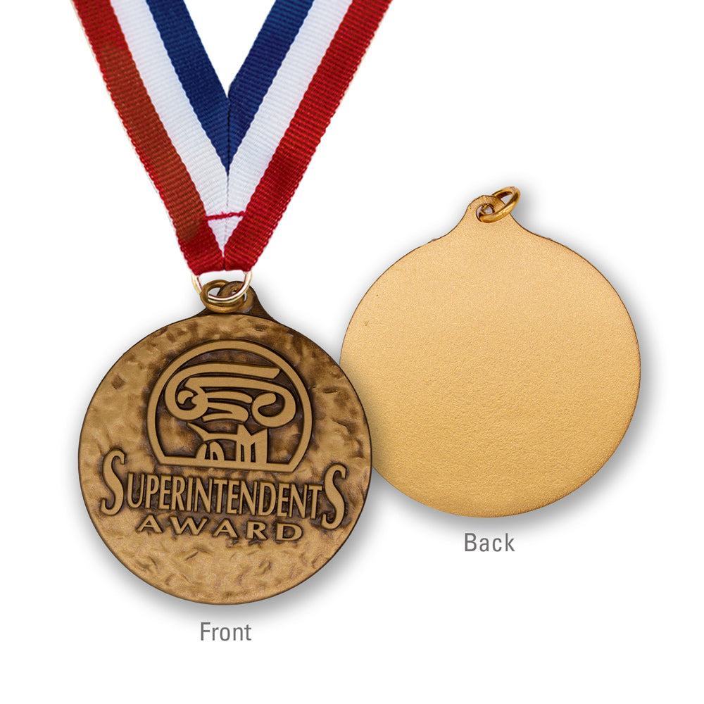 High-Quality Brass Superintendent's Medallion
