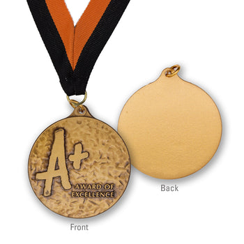 High-Quality Brass A+ Award of Excellence Medallion