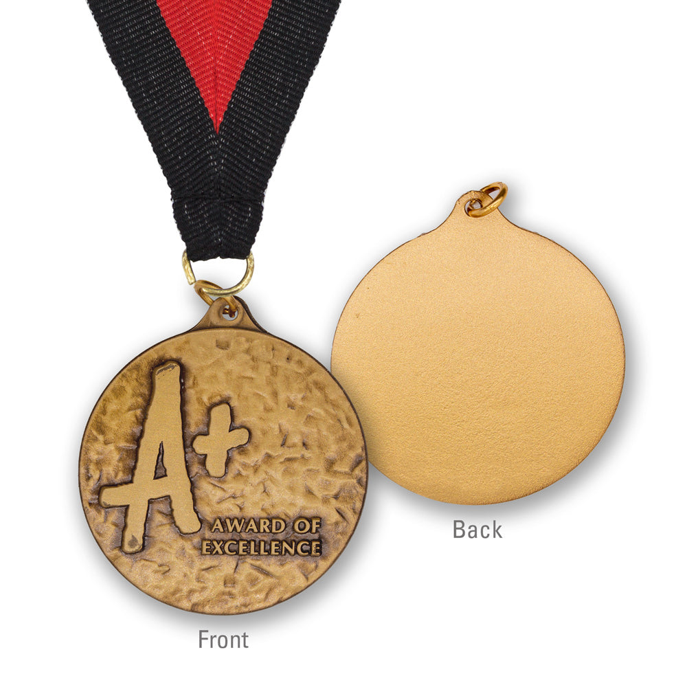High-Quality Brass A+ Award of Excellence Medallion