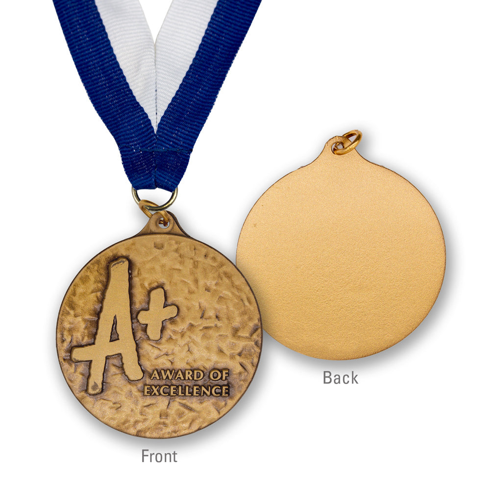 High-Quality Brass A+ Award of Excellence Medallion