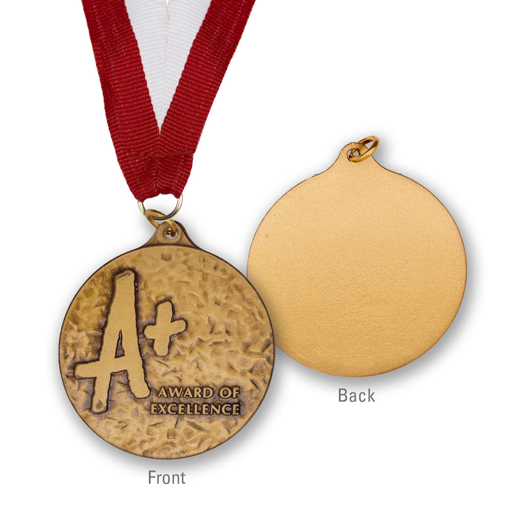 High-Quality Brass A+ Award of Excellence Medallion