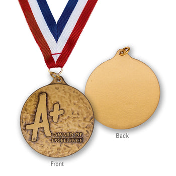 High-Quality Brass A+ Award of Excellence Medallion