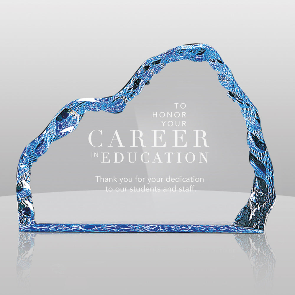 Colorful Acrylic Iceberg Award