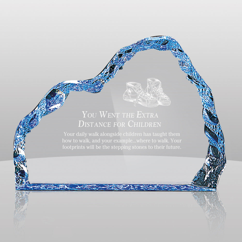 Colorful Acrylic Iceberg Award