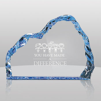 Colorful Acrylic Iceberg Award