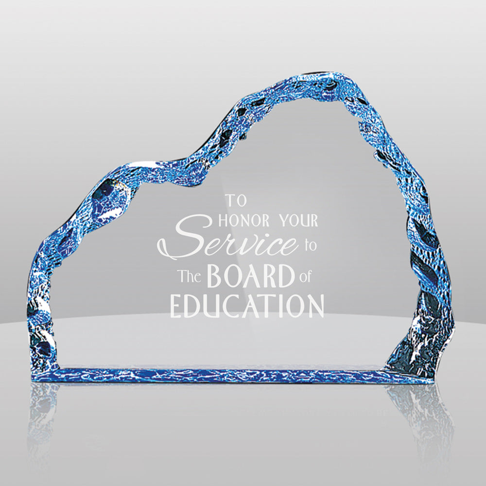 Colorful Acrylic Iceberg Award