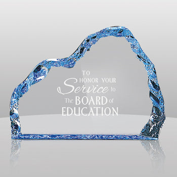 Colorful Acrylic Iceberg Award