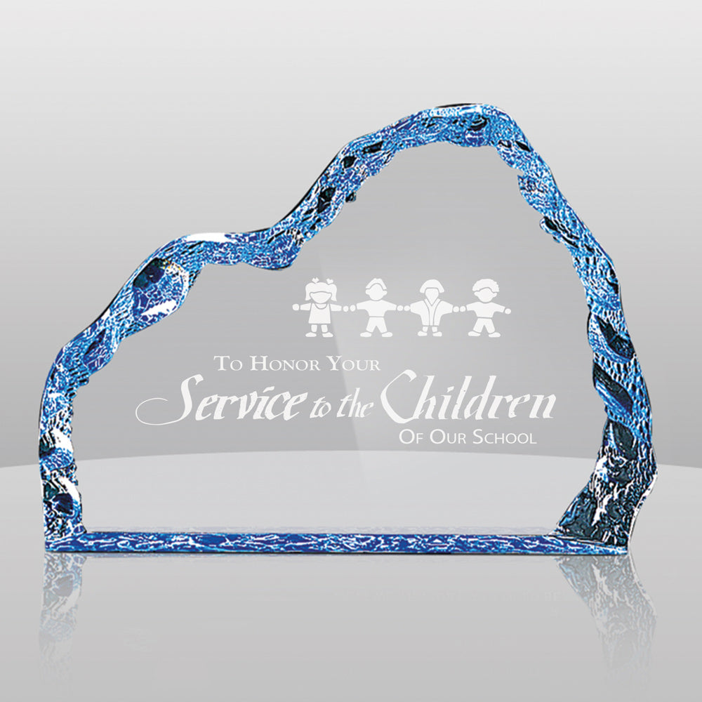 Colorful Acrylic Iceberg Award