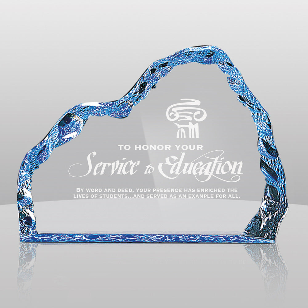 Colorful Acrylic Iceberg Award