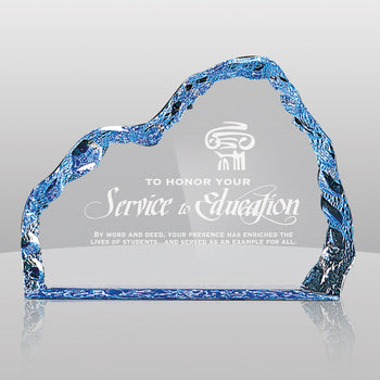 Colorful Acrylic Iceberg Award