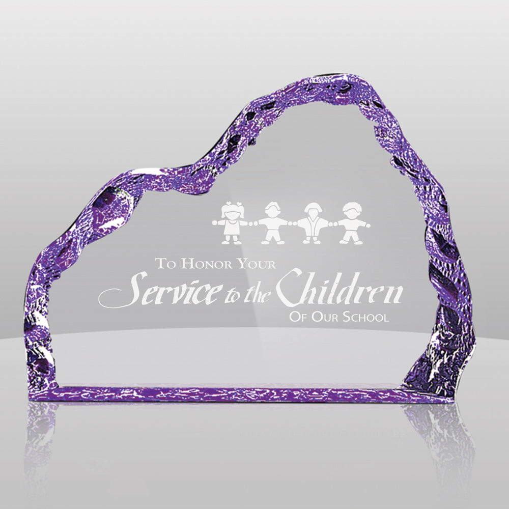 Colorful Acrylic Iceberg Award