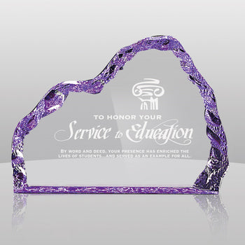 Colorful Acrylic Iceberg Award
