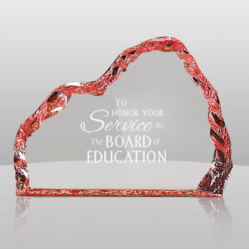 Colorful Acrylic Iceberg Award