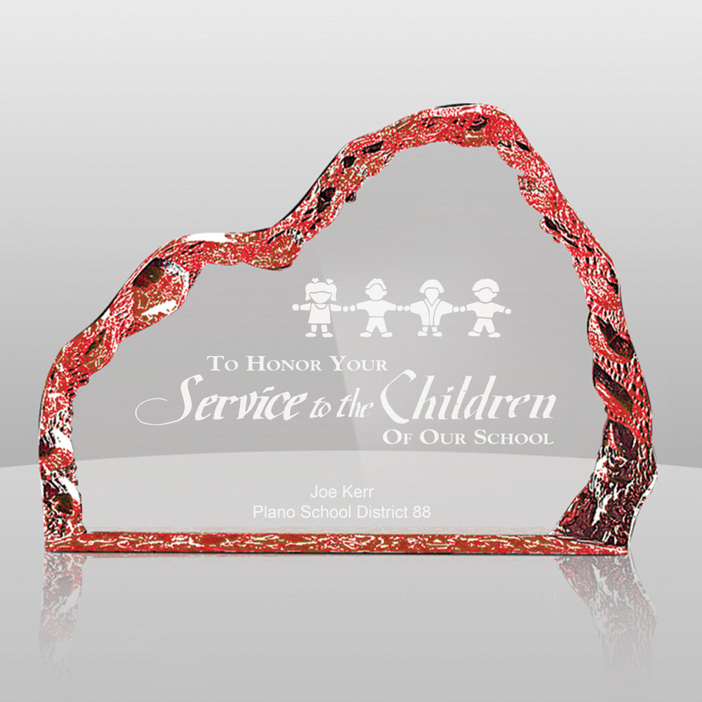Colorful Acrylic Iceberg Award