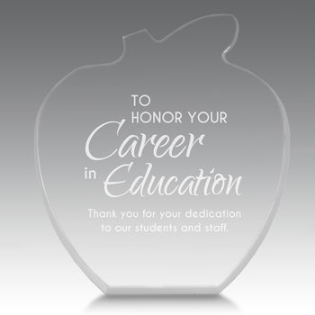 Acrylic Apple Award