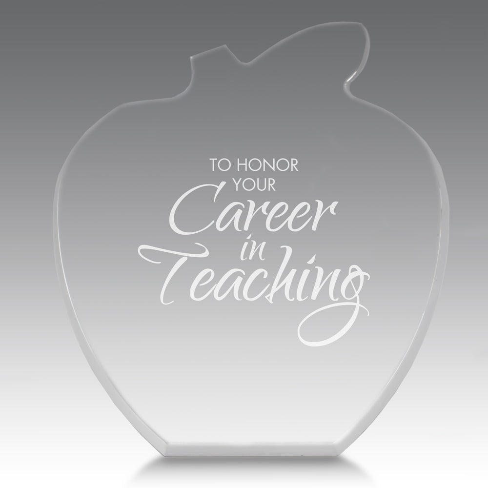 Acrylic Apple Award
