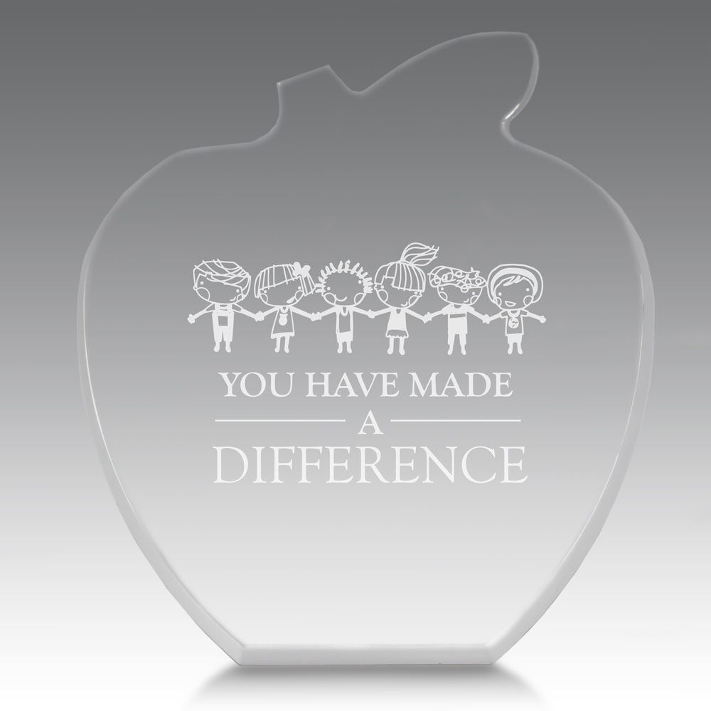 Acrylic Apple Award