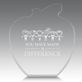 Acrylic Apple Award