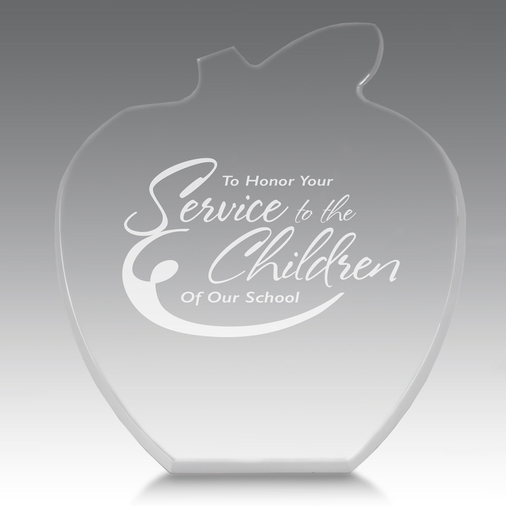 Acrylic Apple Award