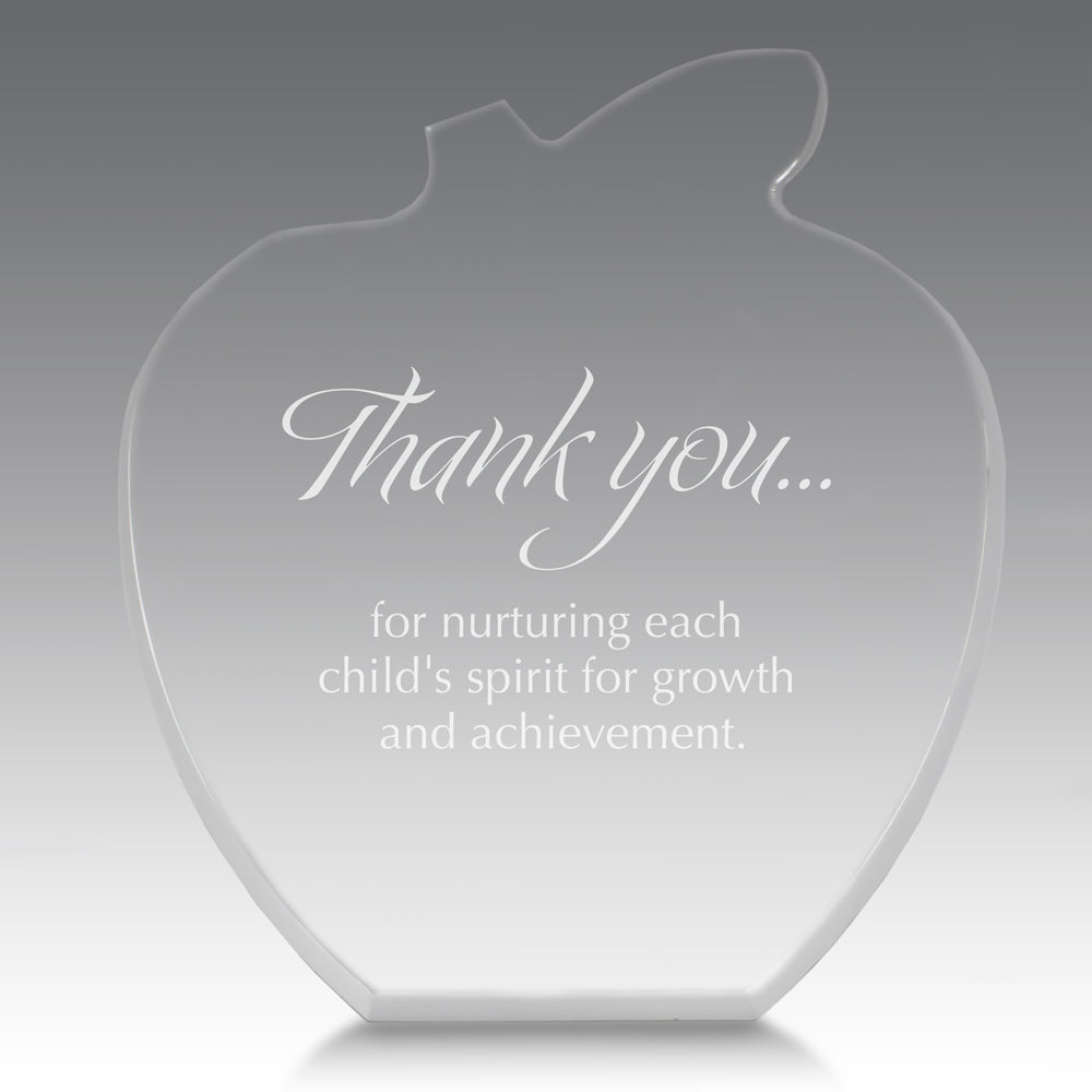 Acrylic Apple Award