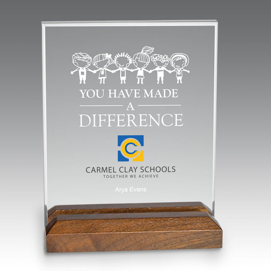 Rectangle Acrylic Base Award