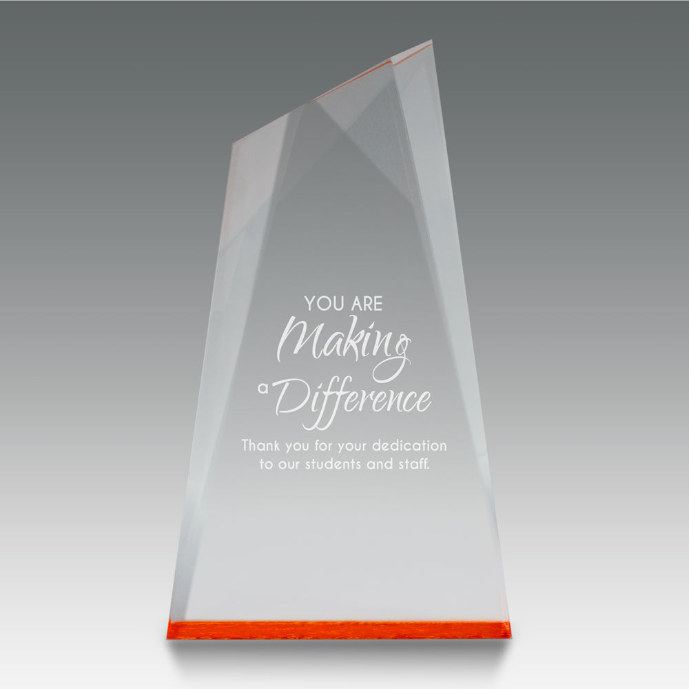 Colorful Acrylic Summit Award