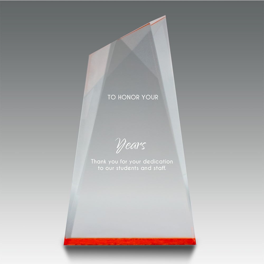 Colorful Acrylic Summit Award