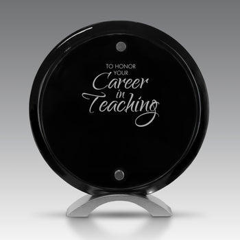 Floating Glass Circle of Excellence