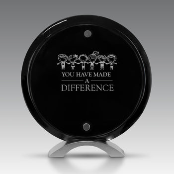 Floating Glass Circle of Excellence