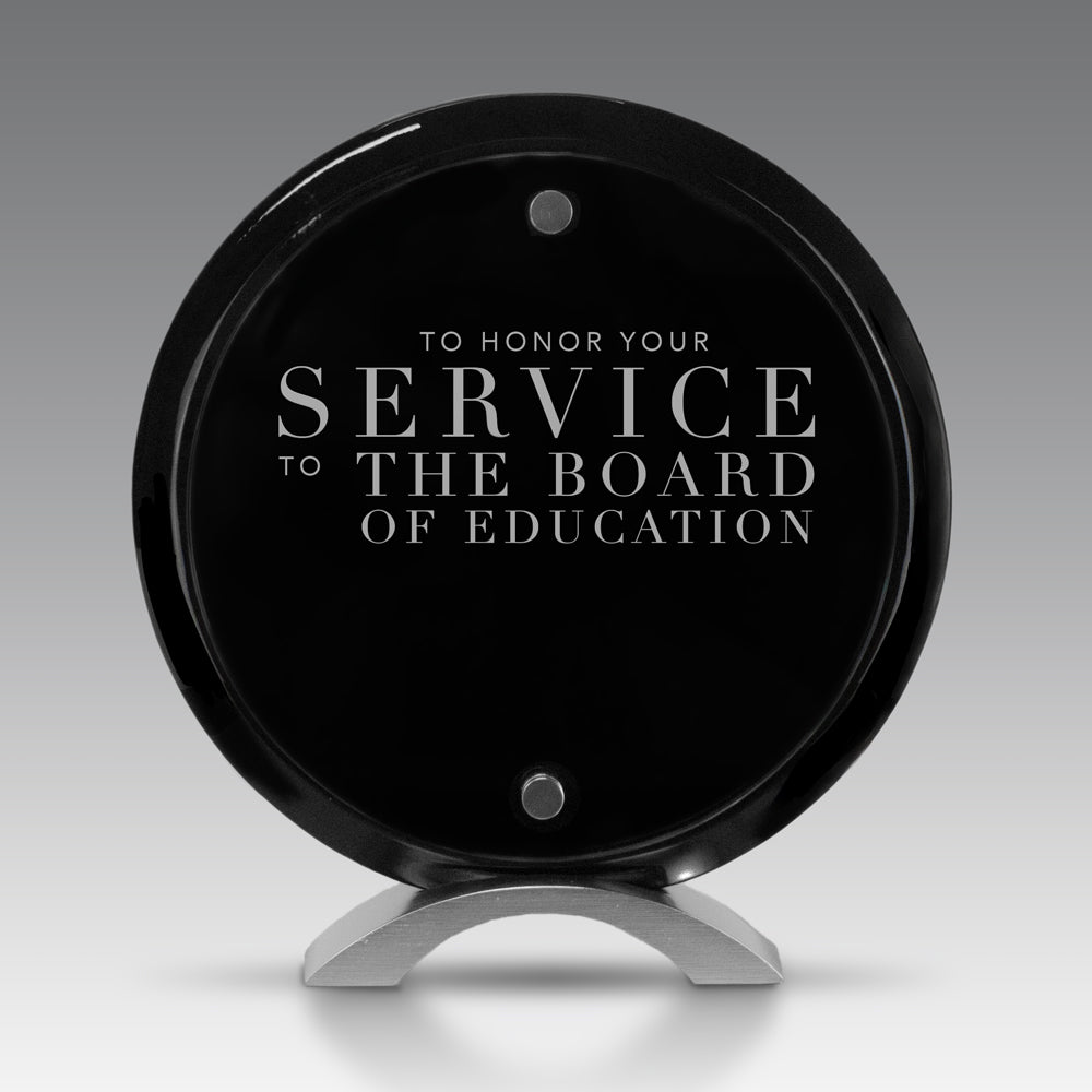 Floating Glass Circle of Excellence